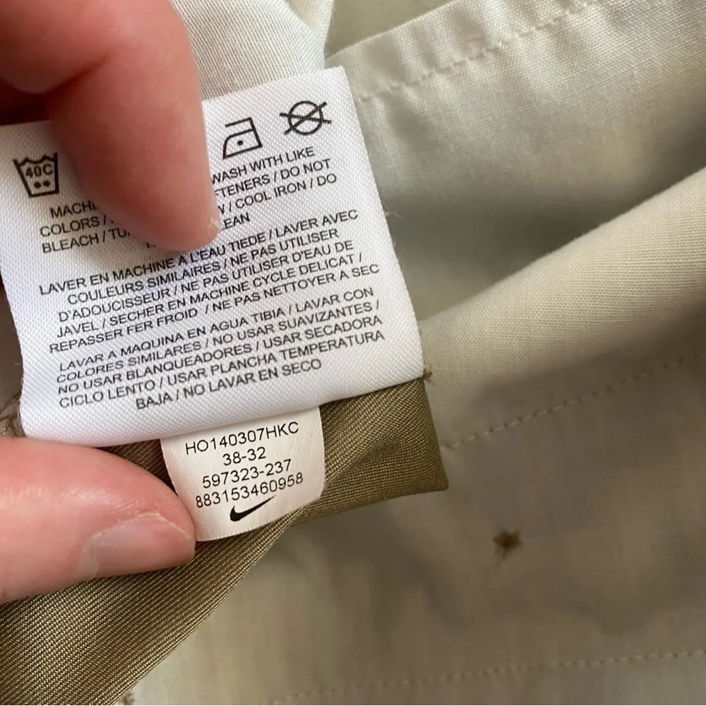 Men's Nike Golf Khaki Pants 38x32 - Picture 3 of 4